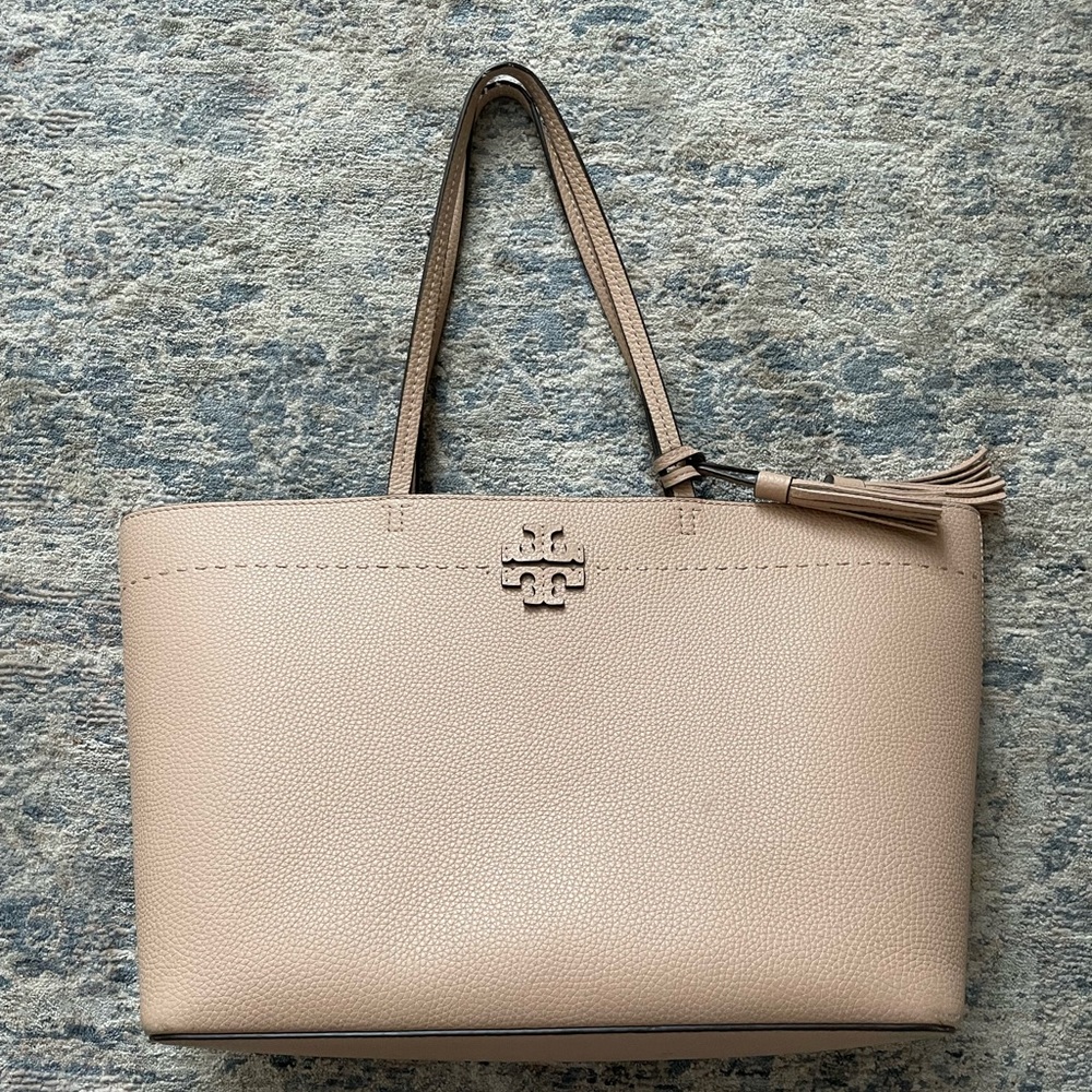 Tory Burch pebbled leather tote